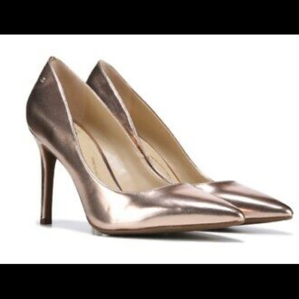Sam Edelman Rose Gold Low Slip Ons